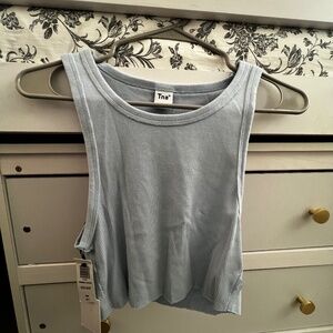 TNA light blue tank NWT